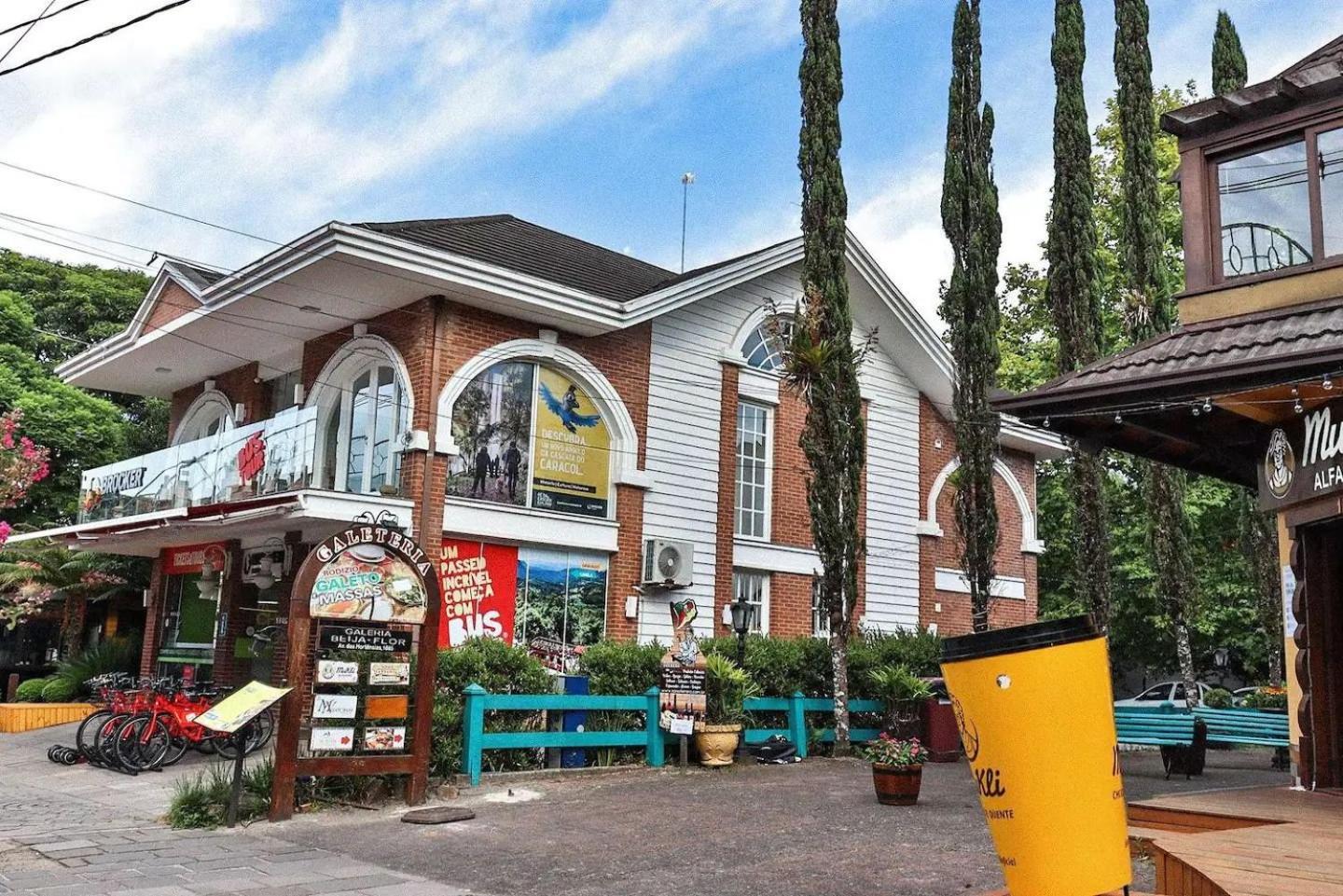 Locar-In Gramado - Loft A 50 M Da Rua Coberta. Apartment Екстериор снимка