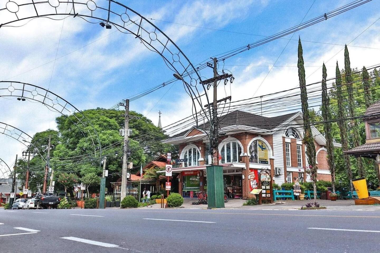 Locar-In Gramado - Loft A 50 M Da Rua Coberta. Apartment Екстериор снимка