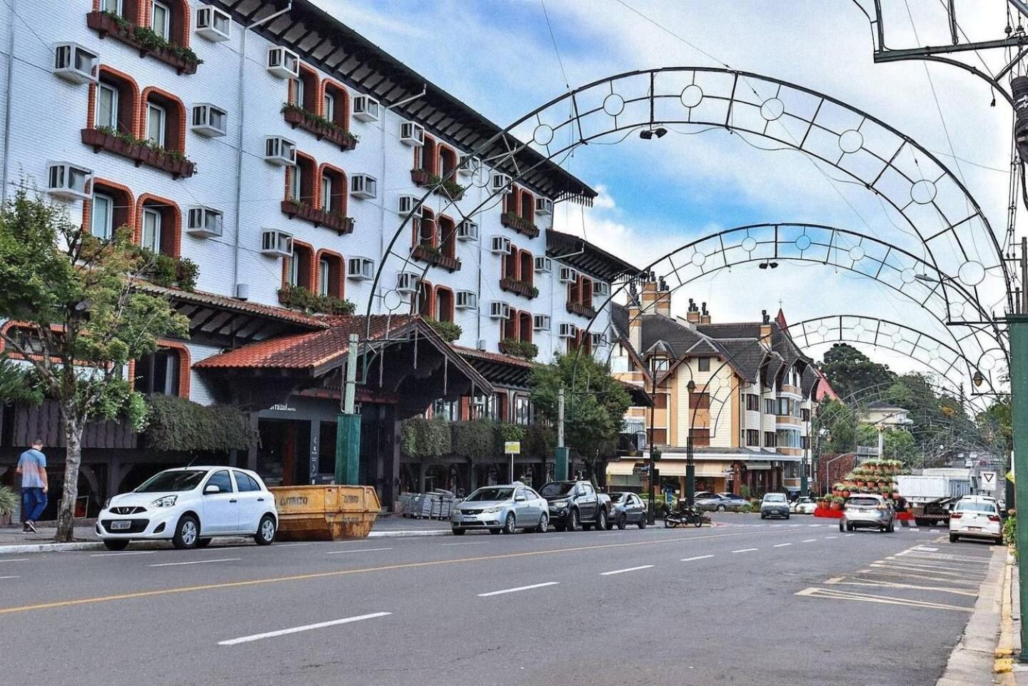 Locar-In Gramado - Loft A 50 M Da Rua Coberta. Apartment Екстериор снимка